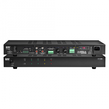 600W 2CH Commercial 70V Amplifier Class D, RS232, 12V Trigger, Remote Control